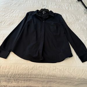 The Limited women’s button up black shirt.